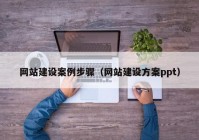 网站建设案例步骤（网站建设方案ppt）