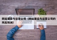 网站建设与运营公司（网站建设与运营公司的风险预测）