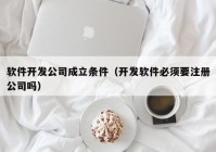 软件开发公司成立条件（开发软件必须要注册公司吗）