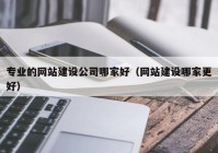 专业的网站建设公司哪家好（网站建设哪家更好）