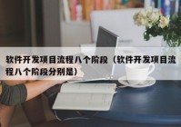 软件开发项目流程八个阶段（软件开发项目流程八个阶段分别是）