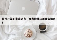 软件开发的主流语言（开发软件应用什么语言）