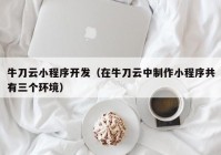 牛刀云小程序开发（在牛刀云中制作小程序共有三个环境）